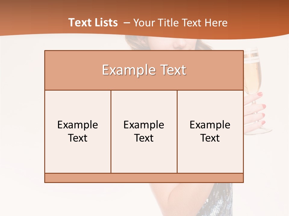 Cheers Friendly Person PowerPoint Template