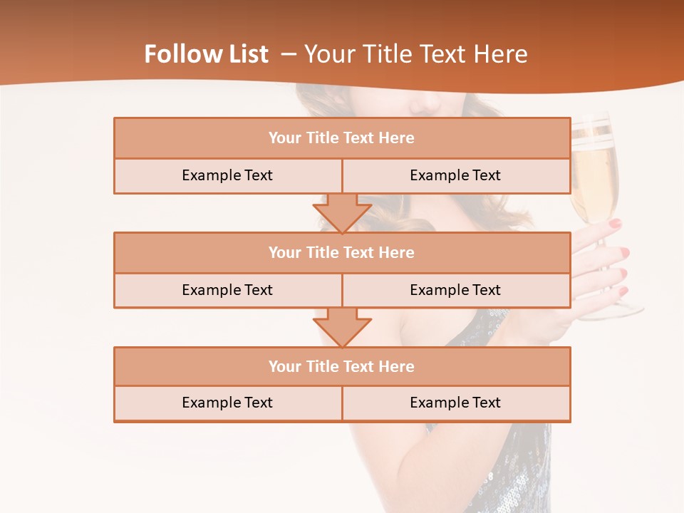 Cheers Friendly Person PowerPoint Template