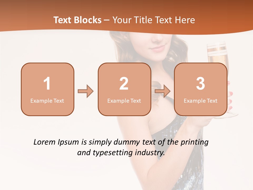 Cheers Friendly Person PowerPoint Template