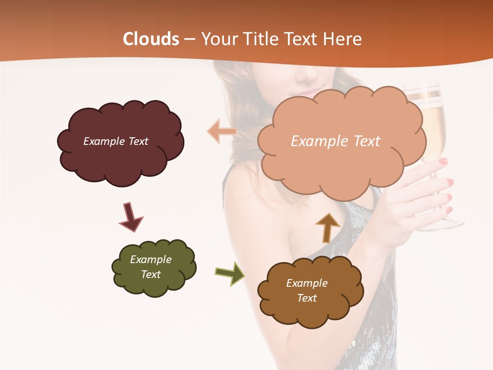 Cheers Friendly Person PowerPoint Template