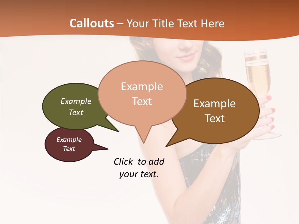 Cheers Friendly Person PowerPoint Template