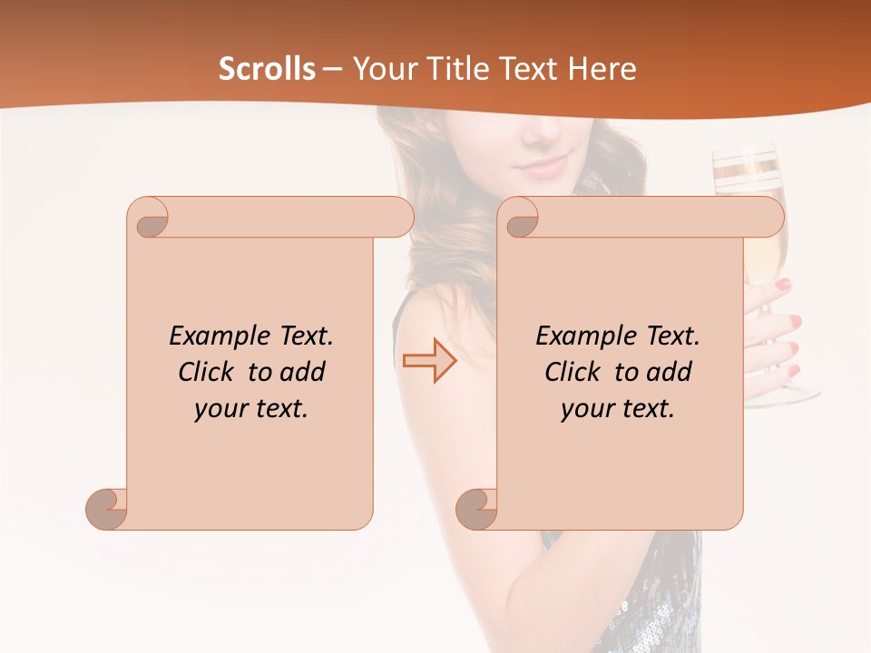Cheers Friendly Person PowerPoint Template