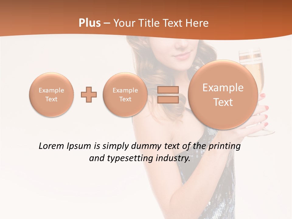 Cheers Friendly Person PowerPoint Template