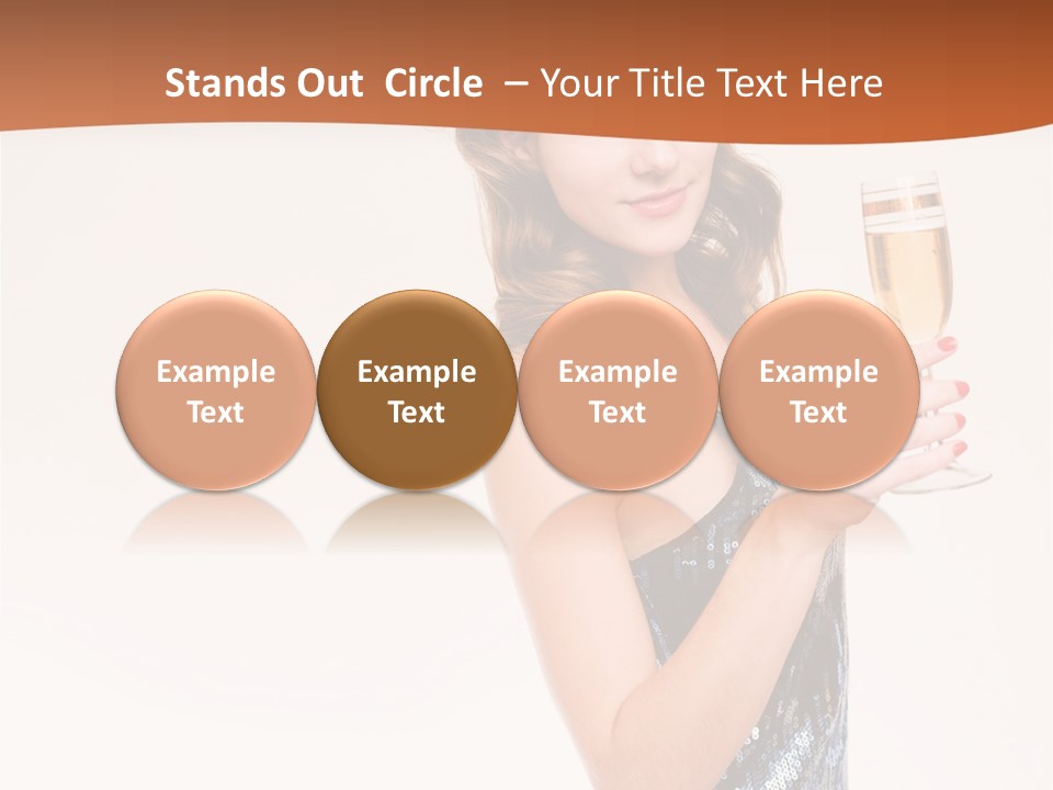 Cheers Friendly Person PowerPoint Template