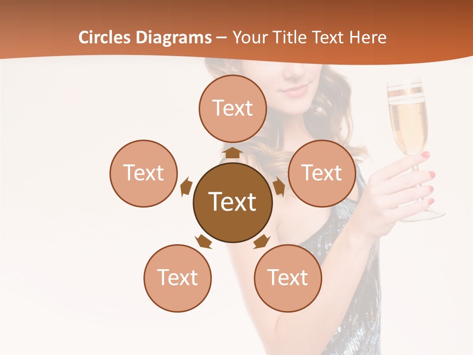 Cheers Friendly Person PowerPoint Template