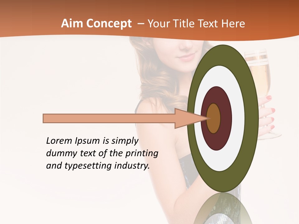 Cheers Friendly Person PowerPoint Template