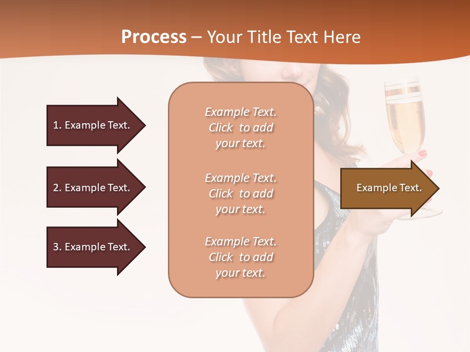 Cheers Friendly Person PowerPoint Template