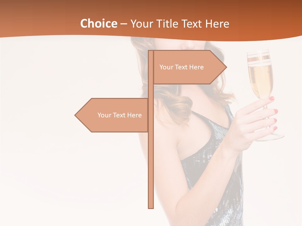 Cheers Friendly Person PowerPoint Template