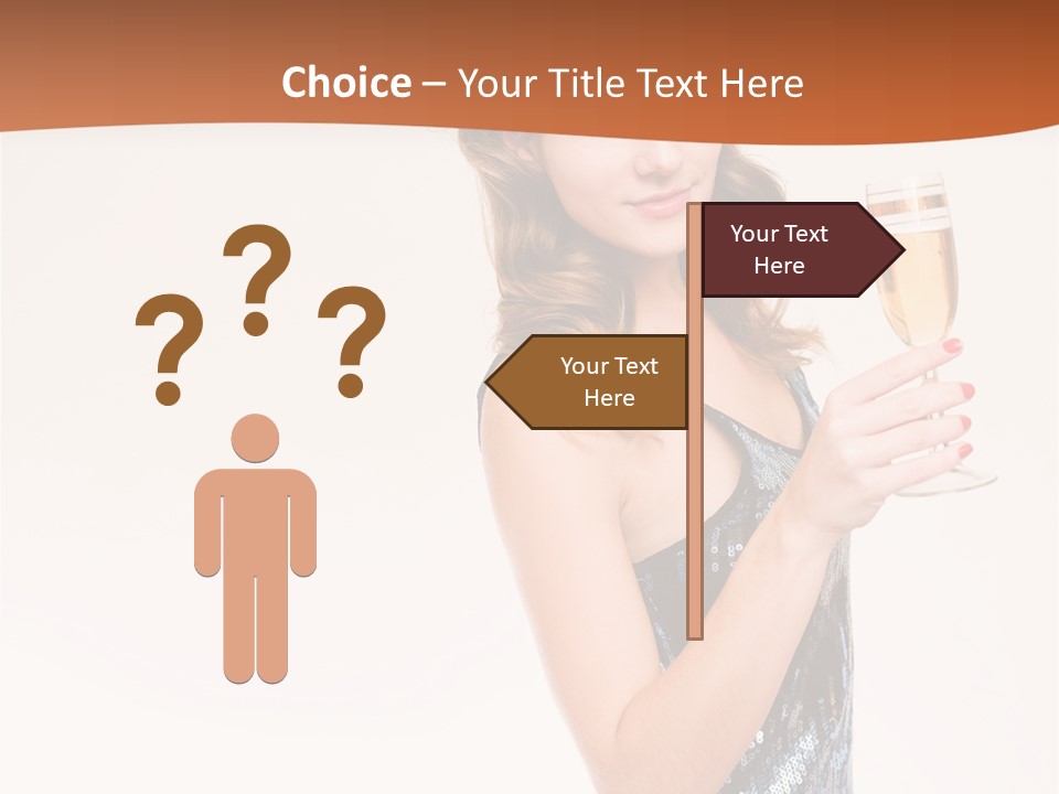 Cheers Friendly Person PowerPoint Template