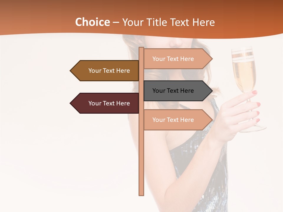 Cheers Friendly Person PowerPoint Template