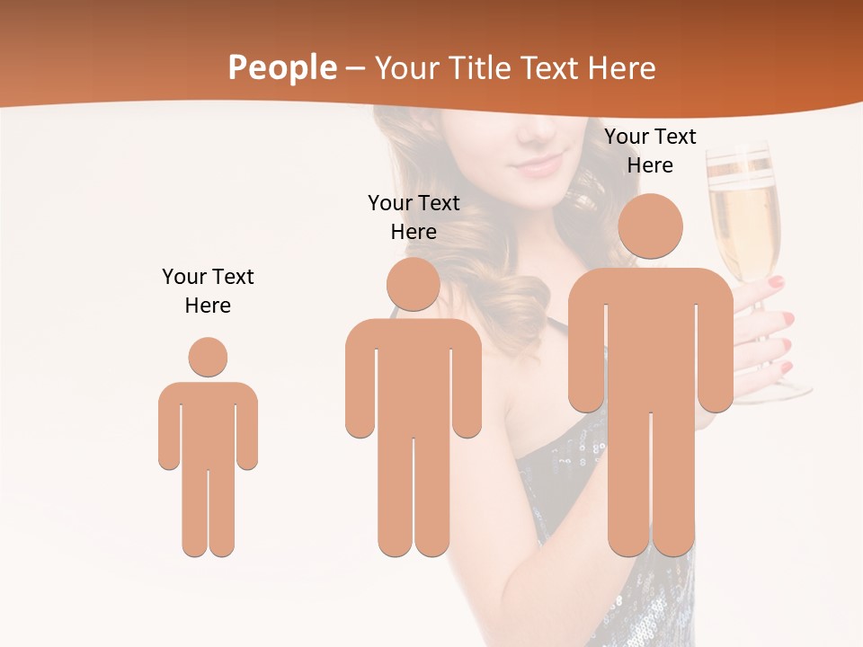 Cheers Friendly Person PowerPoint Template