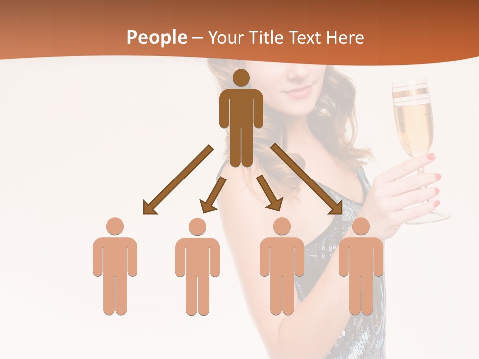 Cheers Friendly Person PowerPoint Template