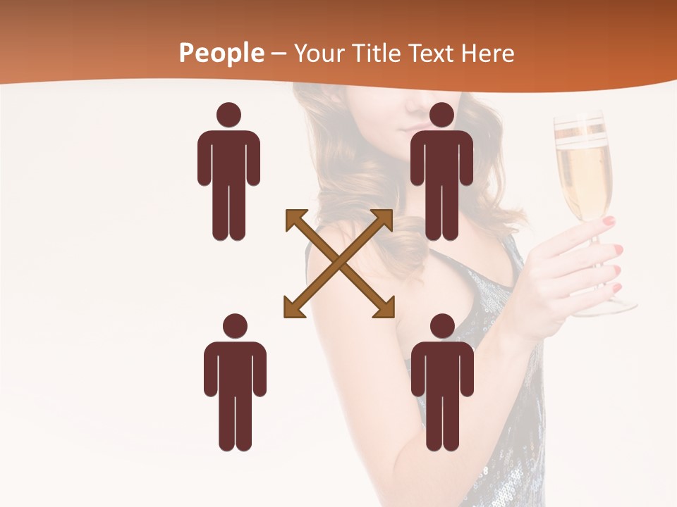 Cheers Friendly Person PowerPoint Template