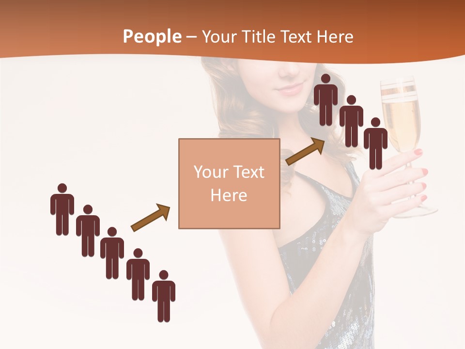 Cheers Friendly Person PowerPoint Template