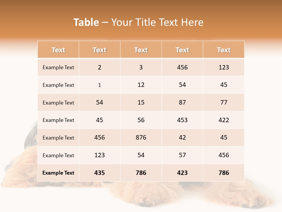 Yorkshire View Animal PowerPoint Template