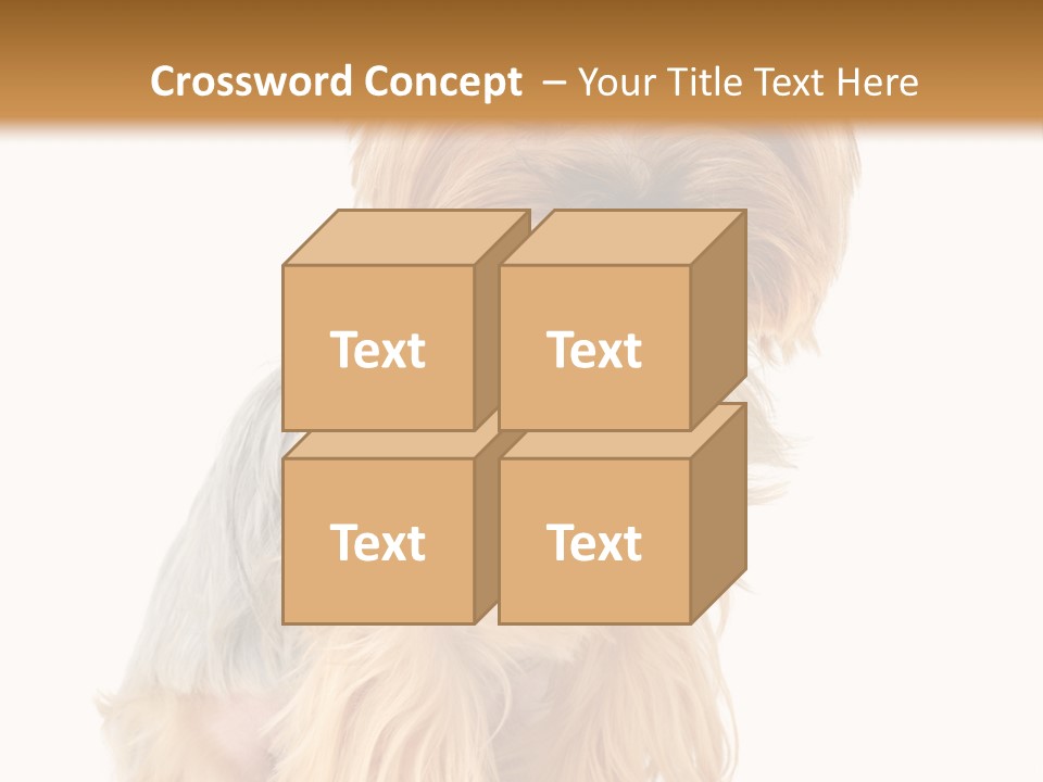 Cute Small Yorkshire PowerPoint Template