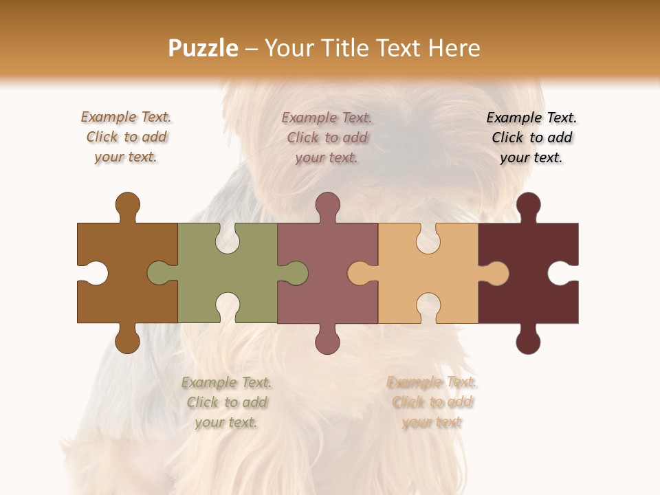 Cute Small Yorkshire PowerPoint Template