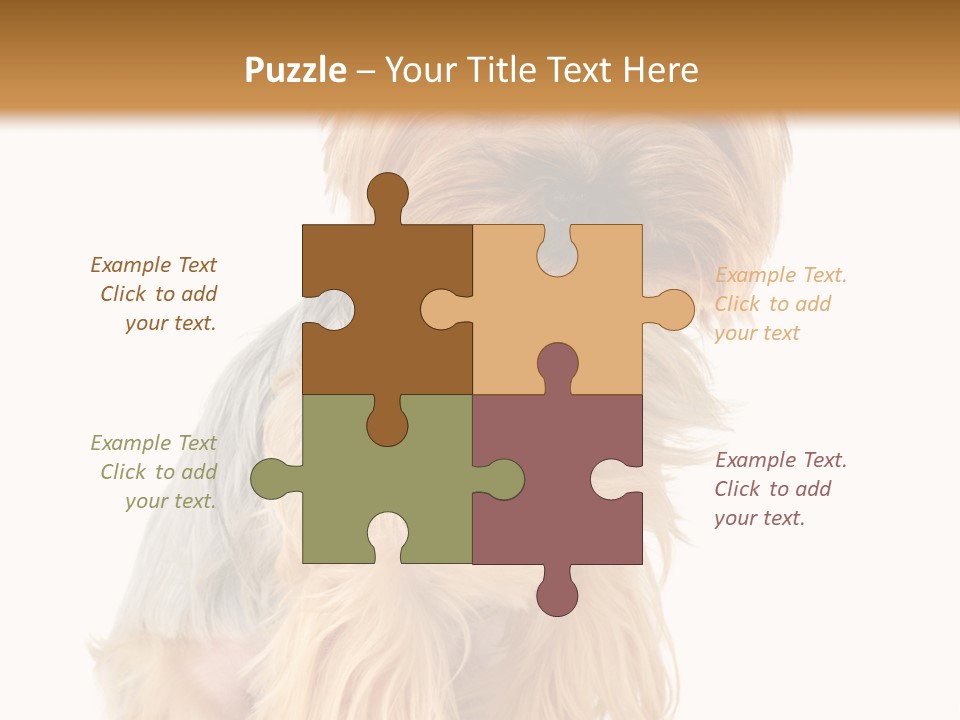 Cute Small Yorkshire PowerPoint Template