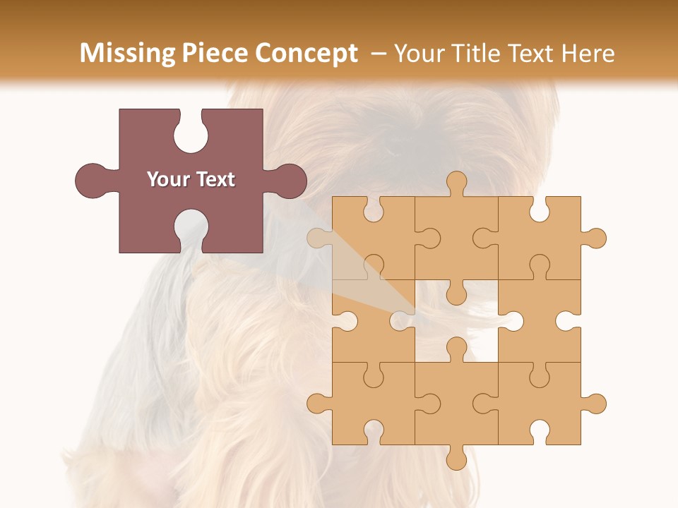 Cute Small Yorkshire PowerPoint Template