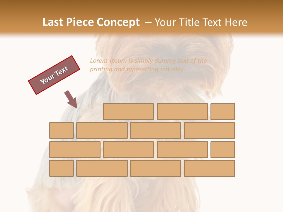 Cute Small Yorkshire PowerPoint Template