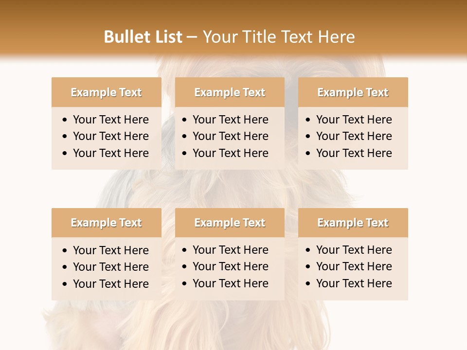 Cute Small Yorkshire PowerPoint Template