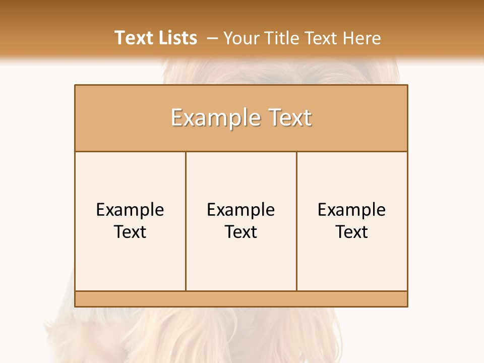 Cute Small Yorkshire PowerPoint Template