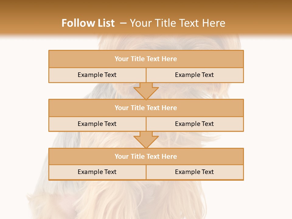 Cute Small Yorkshire PowerPoint Template