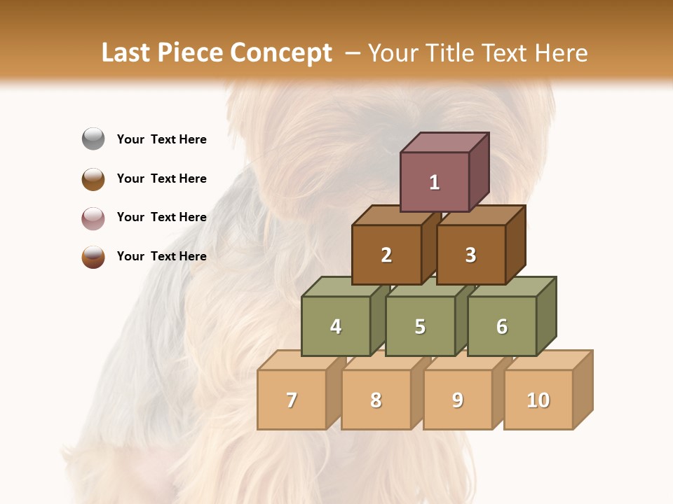 Cute Small Yorkshire PowerPoint Template