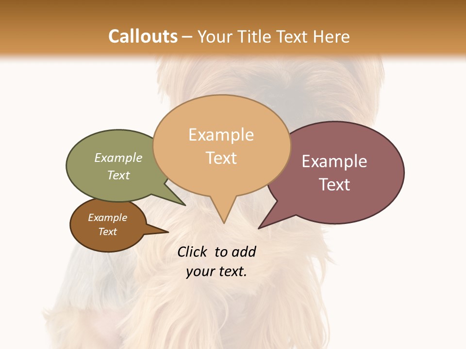 Cute Small Yorkshire PowerPoint Template