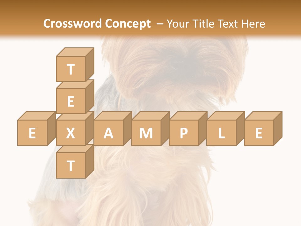 Cute Small Yorkshire PowerPoint Template