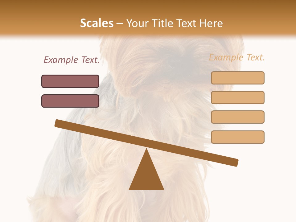 Cute Small Yorkshire PowerPoint Template
