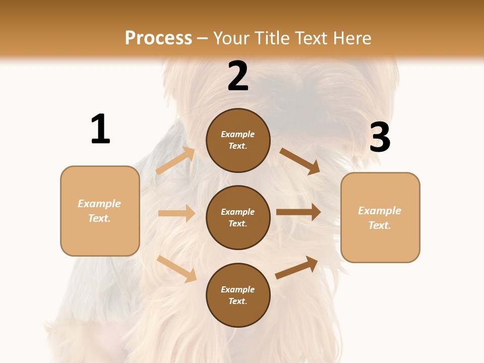 Cute Small Yorkshire PowerPoint Template