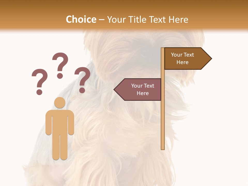 Cute Small Yorkshire PowerPoint Template
