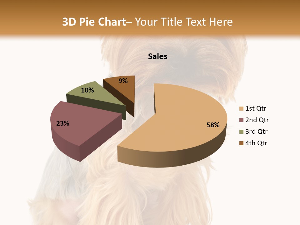 Cute Small Yorkshire PowerPoint Template