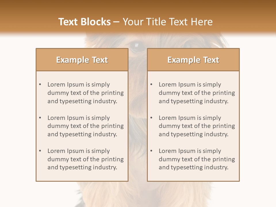 Canine Grooming Mini PowerPoint Template