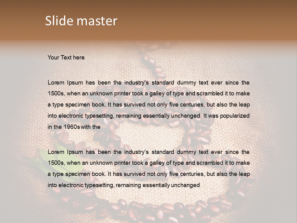 Illumination Grained Breakfast PowerPoint Template