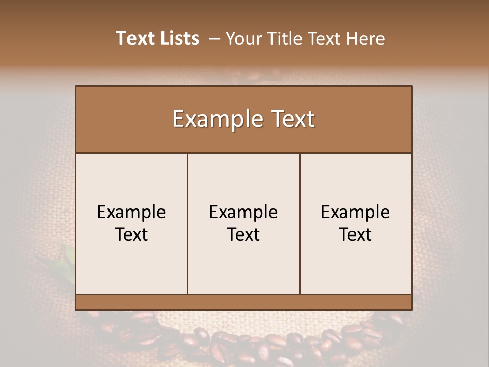 Illumination Grained Breakfast PowerPoint Template