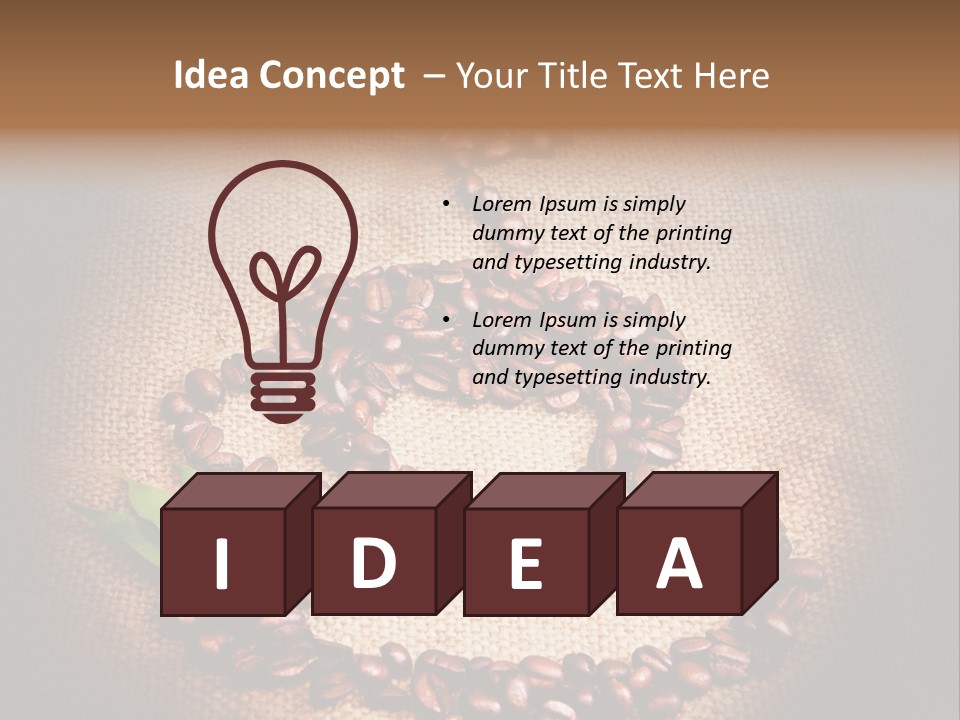 Illumination Grained Breakfast PowerPoint Template