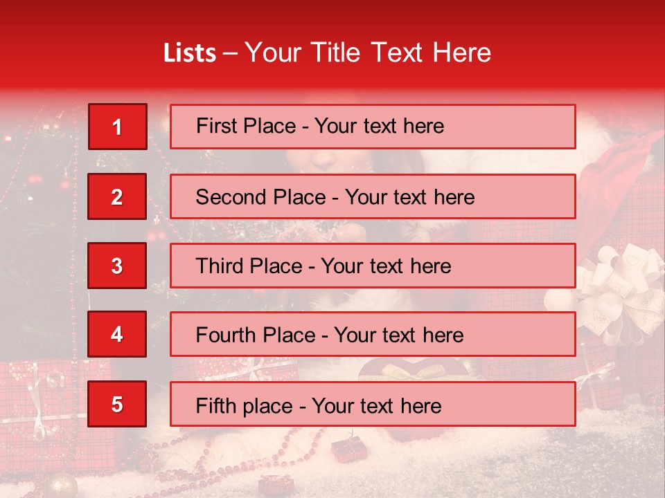 Winter Event Snow PowerPoint Template