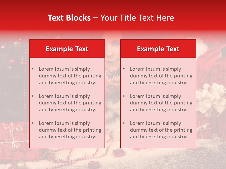 Winter Event Snow PowerPoint Template