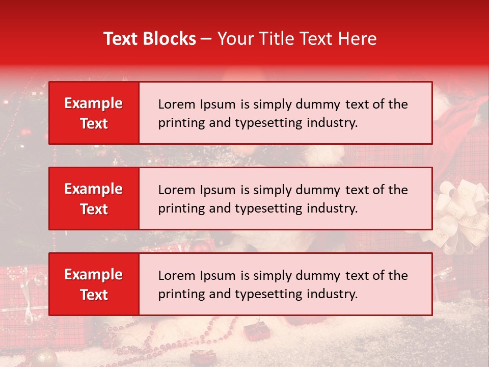 Winter Event Snow PowerPoint Template