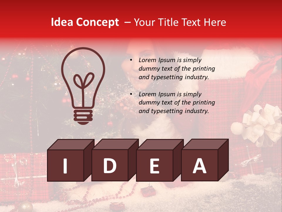 Winter Event Snow PowerPoint Template