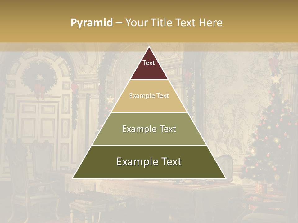 Mansion Cup Garland PowerPoint Template