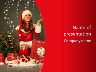 Pretty Winter Surprise PowerPoint Template