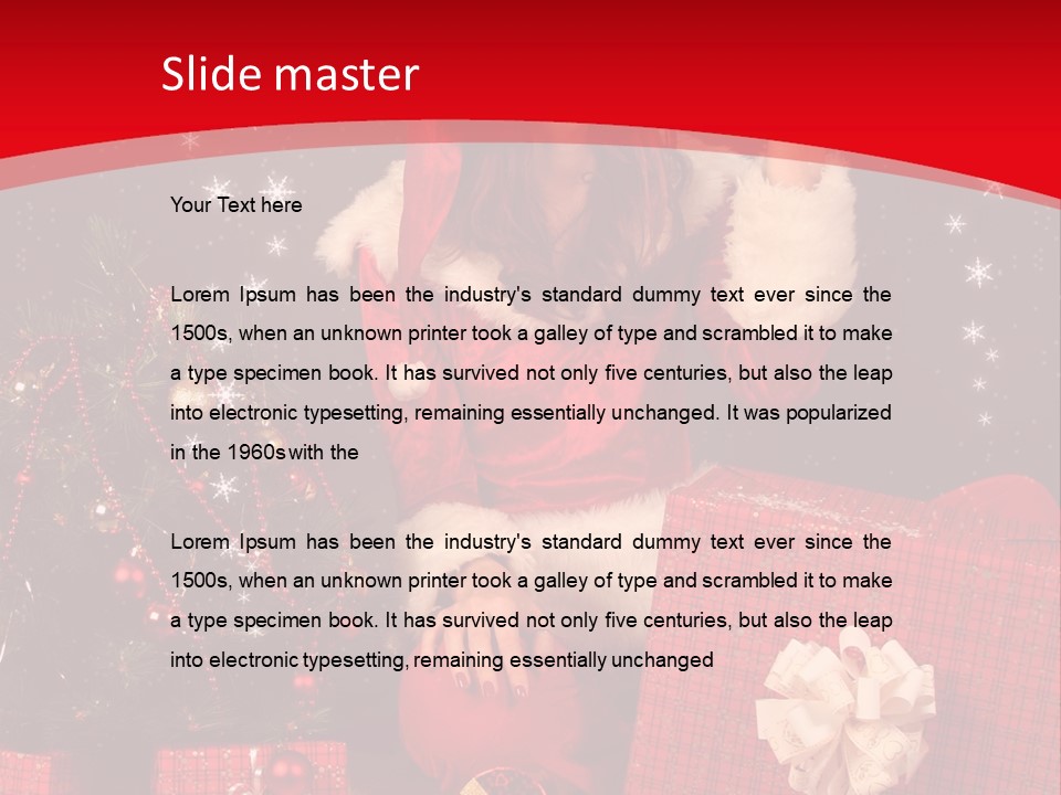 Pretty Winter Surprise PowerPoint Template