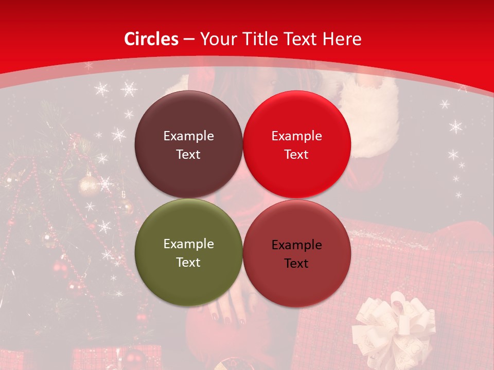 Pretty Winter Surprise PowerPoint Template