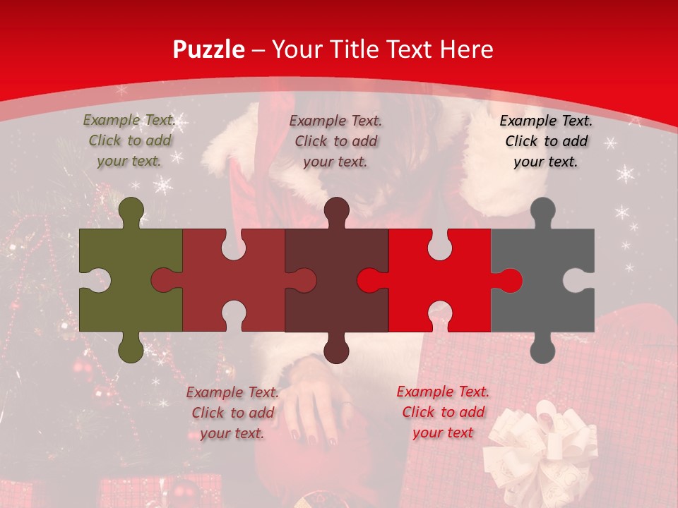 Pretty Winter Surprise PowerPoint Template