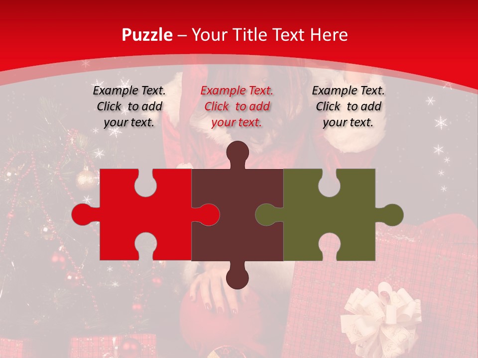 Pretty Winter Surprise PowerPoint Template