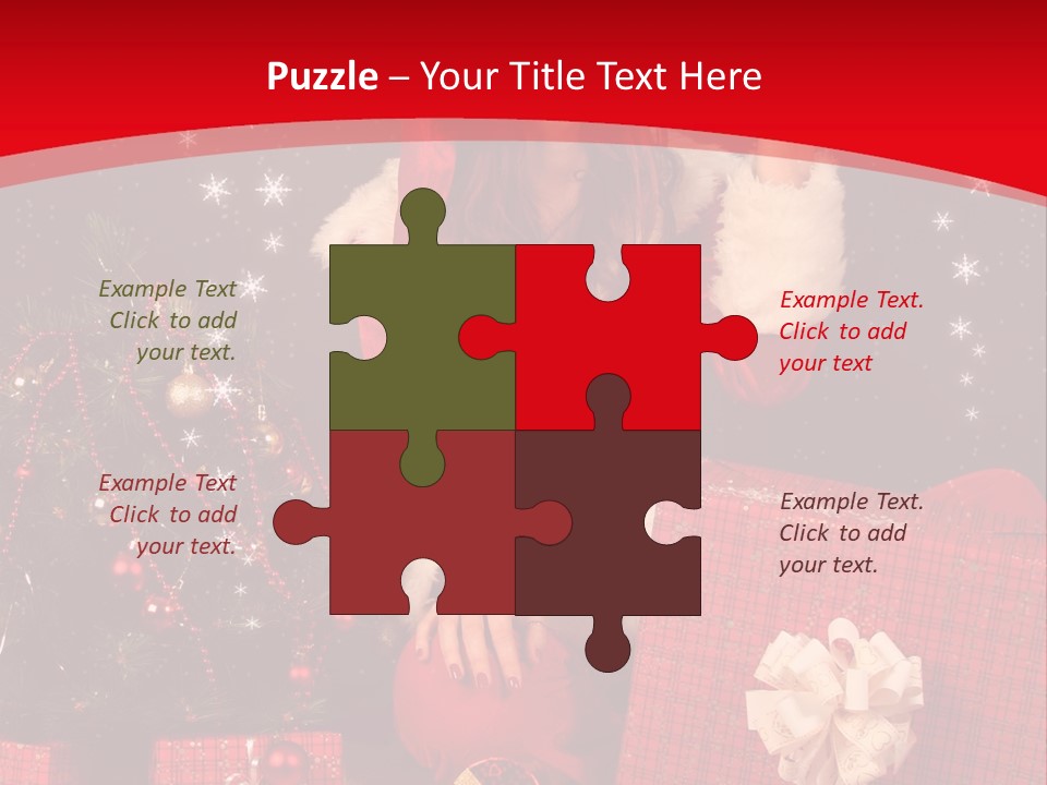 Pretty Winter Surprise PowerPoint Template