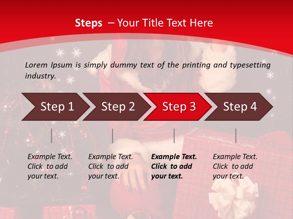 Pretty Winter Surprise PowerPoint Template